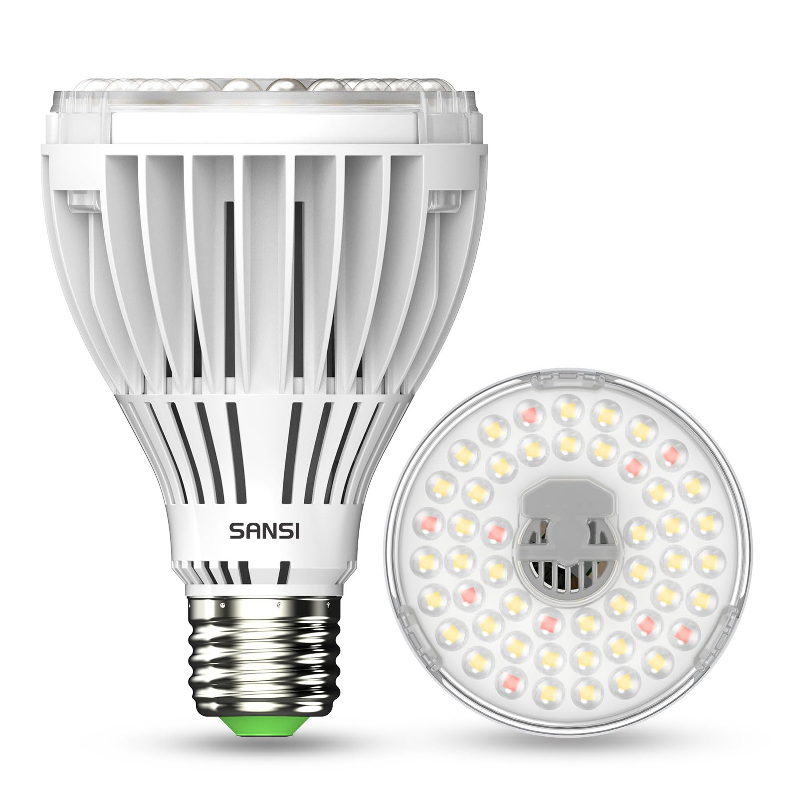 Amazon.com: SANSI 300W Equivalent LED Grow Light Bulb, PAR25 30W